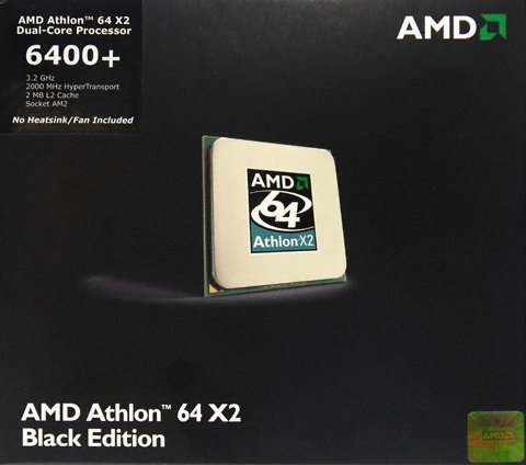 AMD 애슬론64-X2 윈저 6400+ 블랙 에디션 정품_이미지