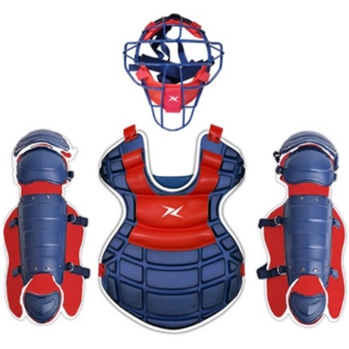 엑스필더 포수장비세트 네이비레드_이미지