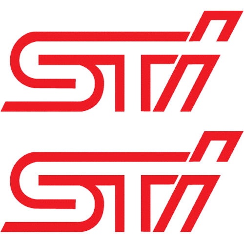 티커벨 STI 로고 차량용 데칼스티커 TKG-28_이미지