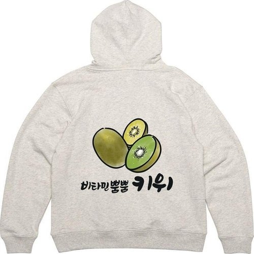 셀러허브 JHQRX8QH_4A 후드티 프린트티셔츠 비타민 뿜뿜 키위 S22780343