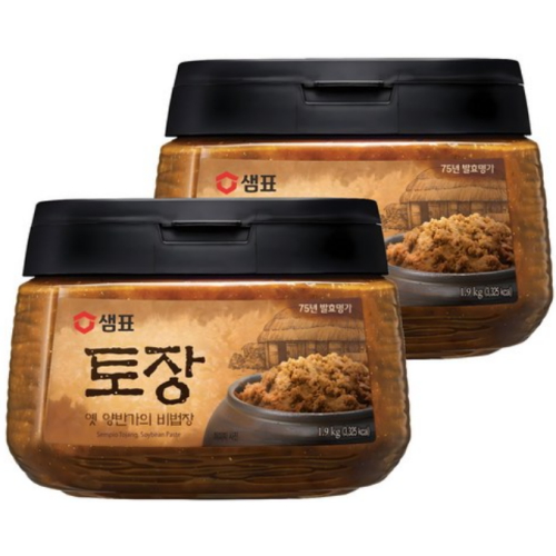 샘표식품 샘표 토장 1.9kg (2개)