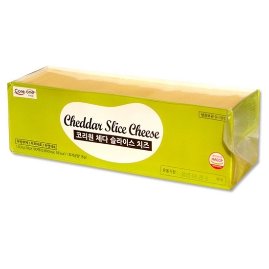 체다 슬라이스 치즈 100매입 1.8kg