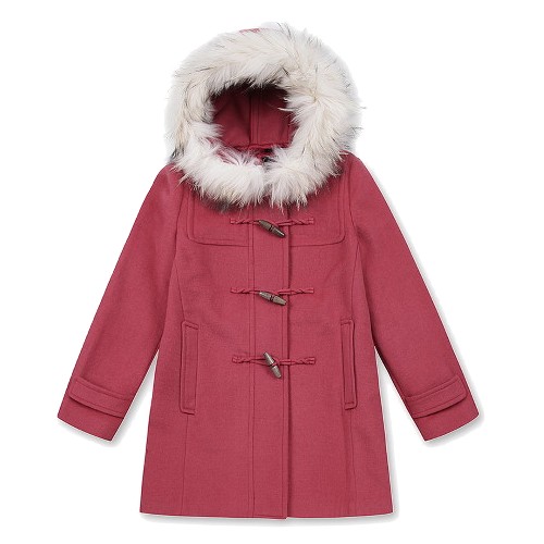 크리스패션 잭앤질 토글 버튼 라쿤 후드 더플 코트 32174JC508