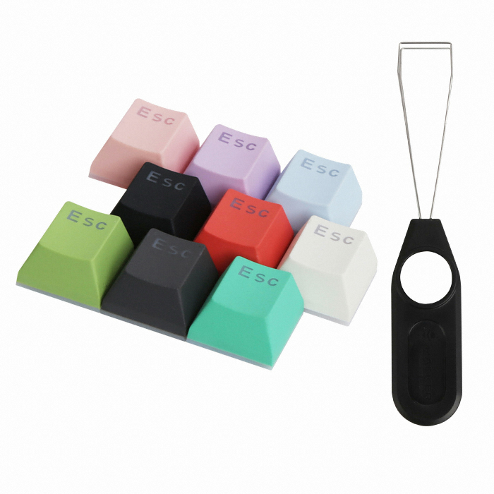 앱코 HACKER PBT 이중사출 컬러 키캡 LP 104키 (블루)_이미지