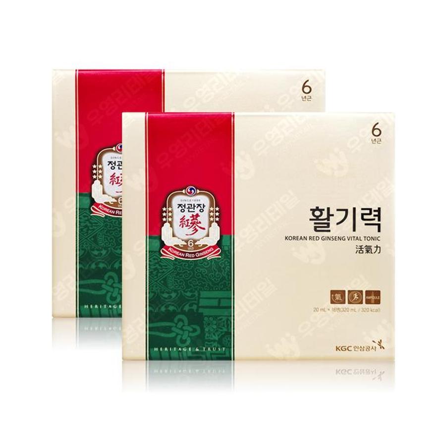 한국인삼공사 정관장 활기력 세트 20ml 16병 (2개)