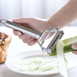 만능 채칼 스텐 이중칼날 채썰기 슬라이서 야채손질