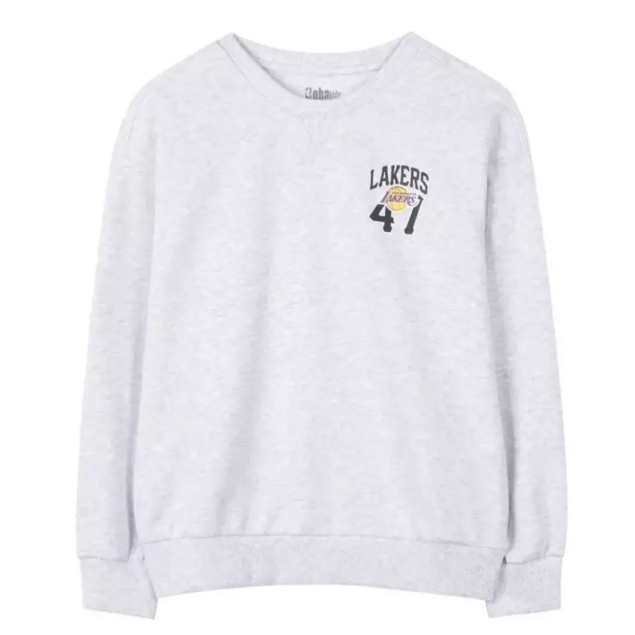 NBA-KIDS 키즈 팀 농구코트 그래픽 맨투맨 K263TS080P-11_YS_이미지