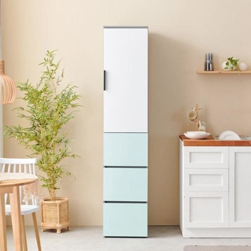 히트디자인  광폭 냉장고형 틈새수납장 400