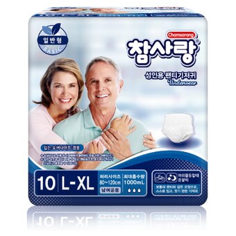 참사랑 일반형 편티형 대형 10개