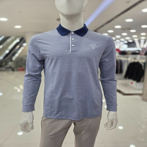 루이까스텔 남성 배색 카라티셔츠 7MOTS301_CA