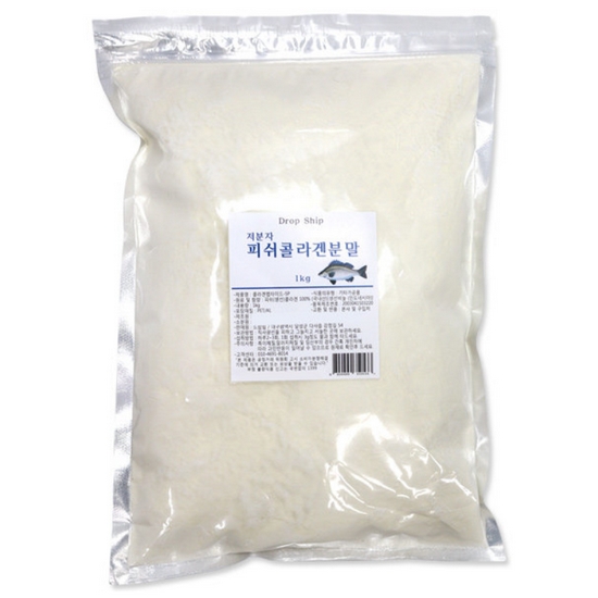 드랍쉽 저분자 피쉬콜라겐 분말 1kg (1개)