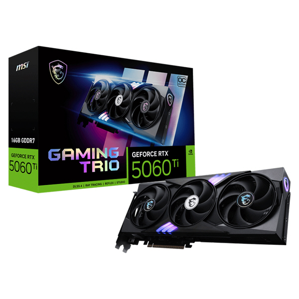 MSI 지포스 RTX 5060 Ti 게이밍 트리오 OC D7 16GB 트라이프로져4