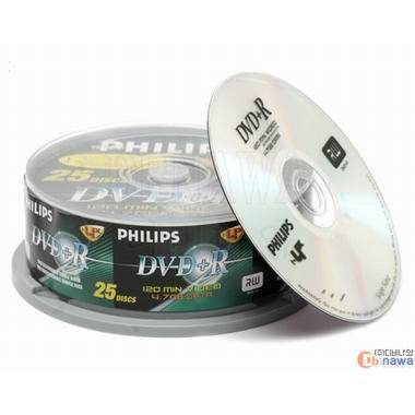 필립스 DVD+R 4.7GB 4x 케익 25장_이미지