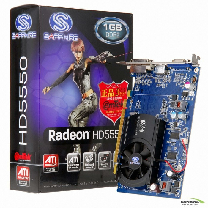 SAPPHIRE �󵥿� HD 5550 D2 1GB