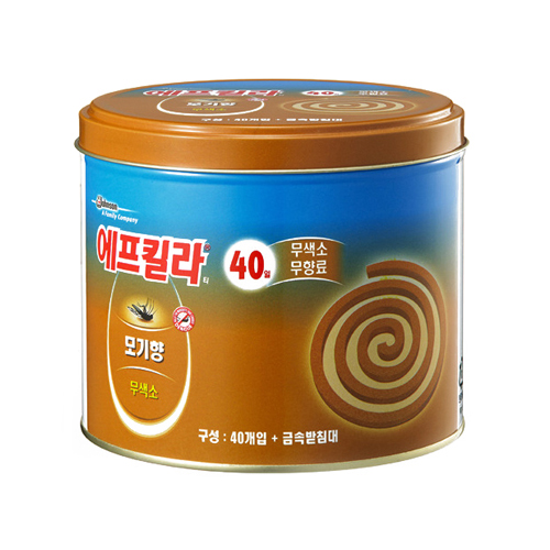 에프킬라 모기향 내추럴 캔코일 40개입 (1개)_이미지
