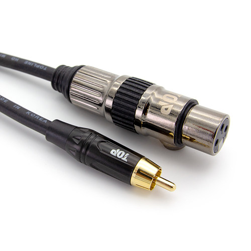 탑라인에이치디 HDTOP RCA to XLR MF 케이블 (40m, HT-TP674)_이미지