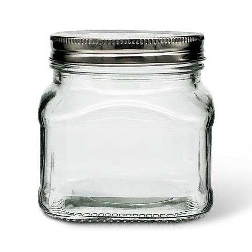 미르코리아 잼병 메탈글라스자(사각) 700ml