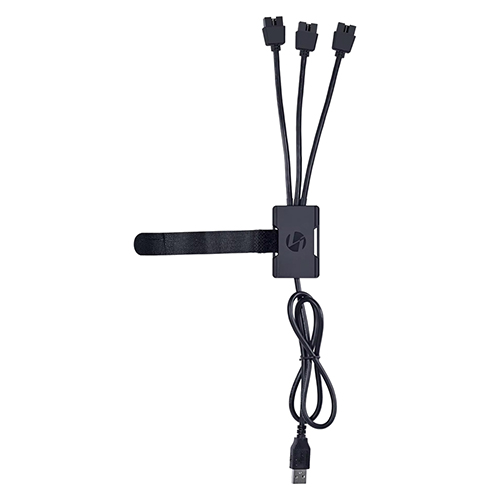 리안리 PW-U2TPA USB 2.0 to 3 HUB (블랙)_이미지