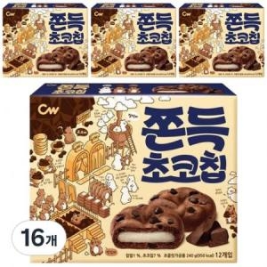 청우식품 쫀득 초코칩 240g (16개)_이미지