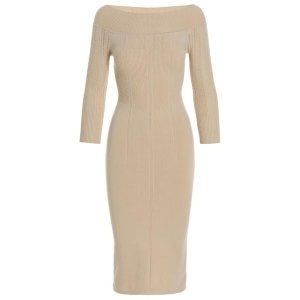 에르마노설비노 여성 미디 원피스 드레스 D425Q300HVC10105 White BPG_이미지