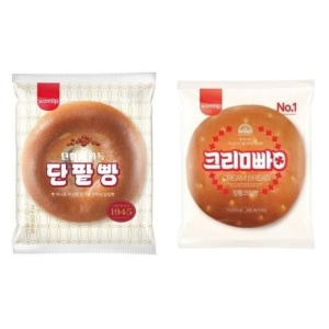 SPC삼립 크림빵5봉+ 정통단팥빵5봉 총10봉_이미지