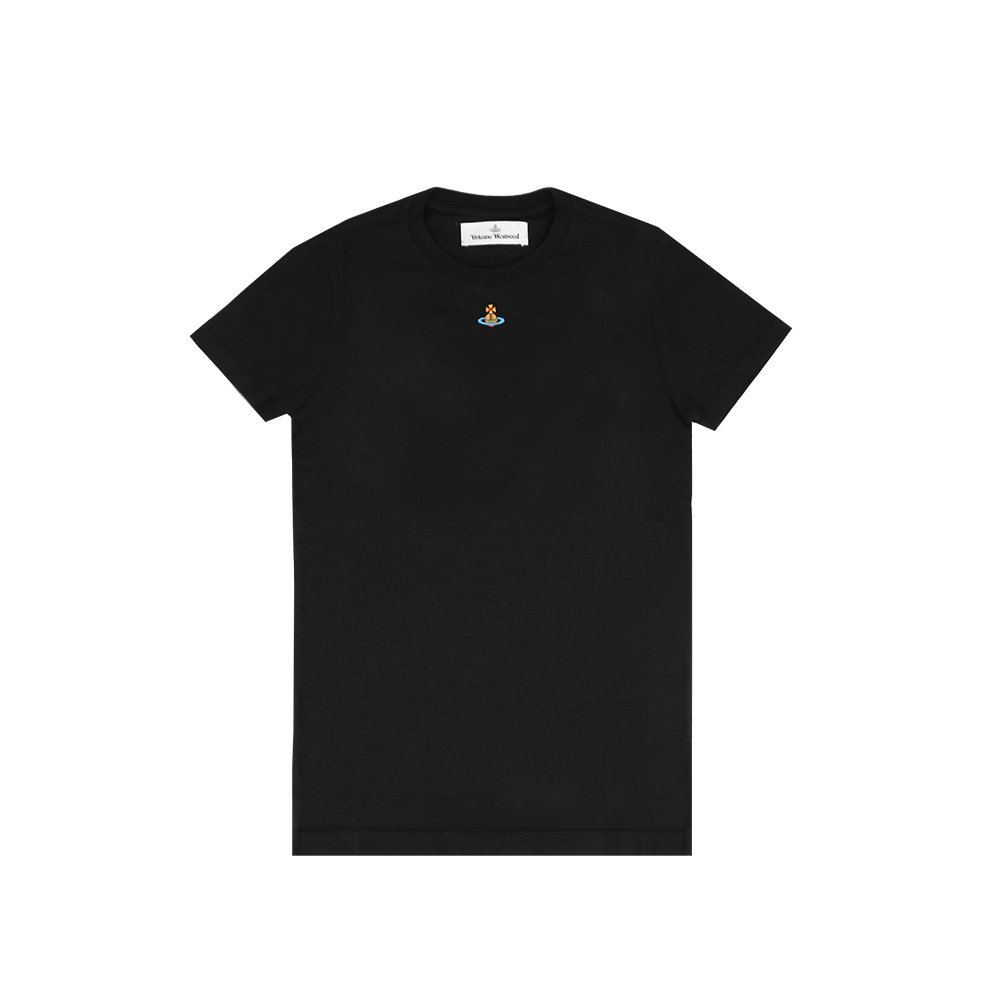 비비안웨스트우드 여성 자수 로고 오브 페루 티셔츠 3G010017 J001M N401