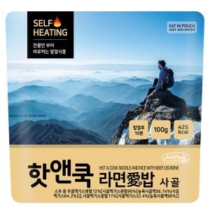 참미푸드 핫앤쿡 라면애밥 사골 100g_이미지