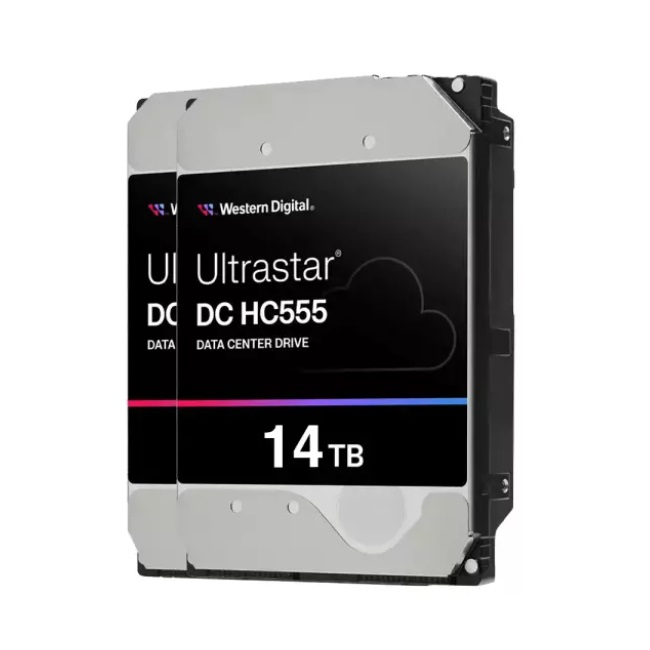 Western Digital Ultrastar DC HC555 패키지 7200/512M WUH722014CLE6L4 (2x14TB)_이미지