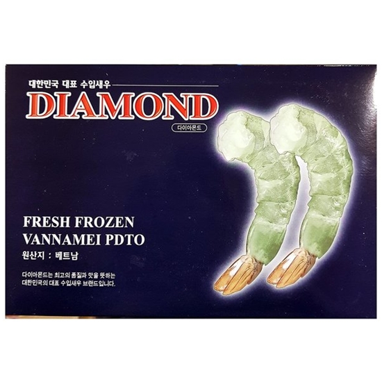 다이아몬드새우 냉동 흰다리새우살 31/40 1.8kg