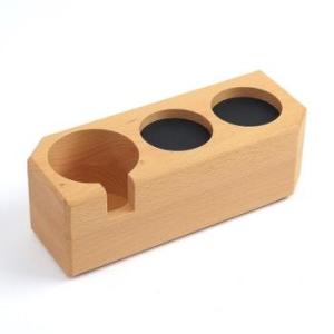 우도상역 바리스타 편리한 우드 탬퍼 받침대 커피 포터 필터 거치대 58mm
