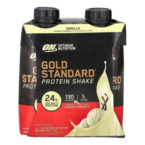 옵티멈뉴트리션 Gold Standard 단백질 셰이크 바닐라 325ml (4개)_이미지