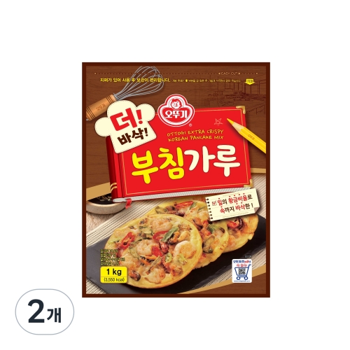 오뚜기 더 바삭 부침가루 1kg 2개_이미지