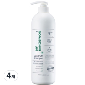 댄드러프 비듬케어 탈모샴푸 1000ml 4개