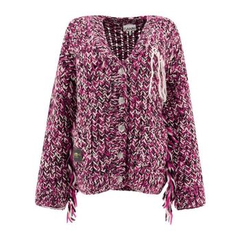 가니 프린지 핸드니트 가디건 138350225