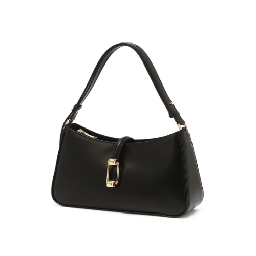 LF 닥스 블랙 D락장식 가죽 숄더백 M_DCBA5E975BK