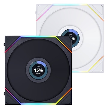 리안리 UNI FAN TL LCD 140 리버스 (화이트)
