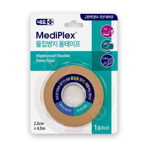  네오 메디플렉스 물집방지 고탄력 폼테이프 1개 2.5cm 4.5m