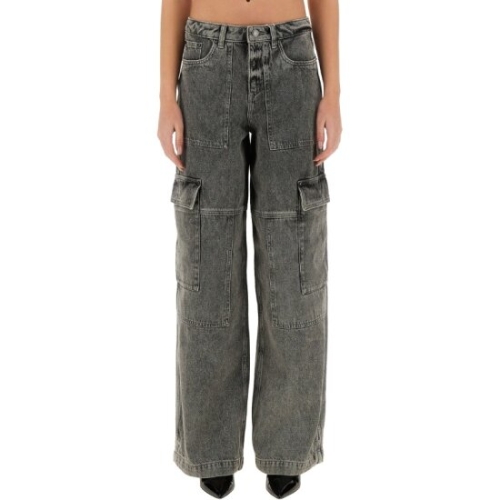 마이클코어스 와이드 캐고 하이웨이스트 진 MR5905H5G2 005CONC_이미지