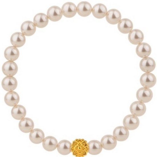 볼 팔찌 여자 금팔찌 진주 주화단청 1g