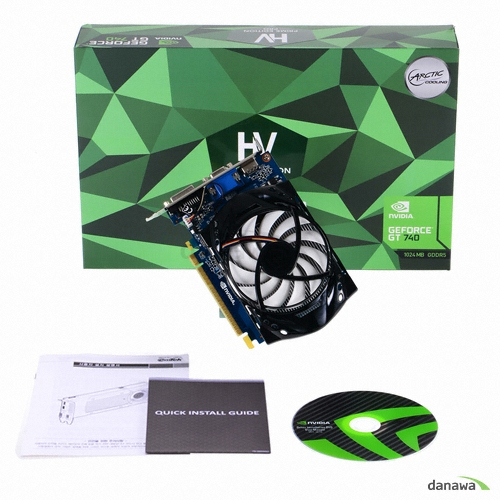 이엠텍 HV 지포스 GT740 Prime Edition D5 1GB ARCTIC PRO_이미지