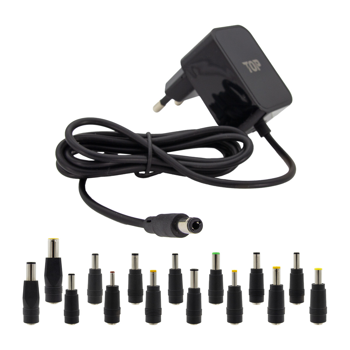 HDTOP DC 5V 2A SMPS 블랙 어댑터 (HT-AD129 / 15종 젠더)_이미지