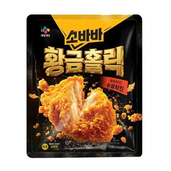 CJ제일제당 고메 소바바 황금홀릭 순살치킨 240g (3개)_이미지