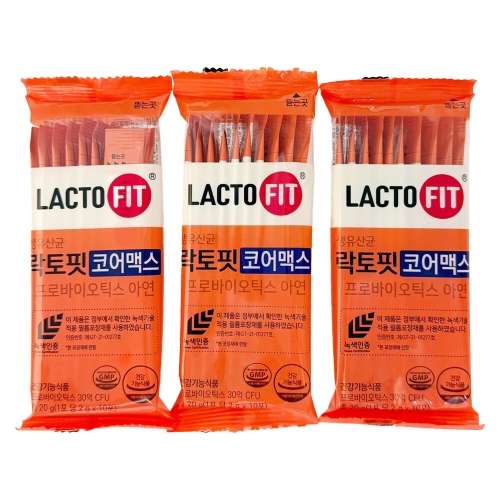 종근당건강 락토핏 5X 생유산균 코어맥스 2g 10포 (3개)