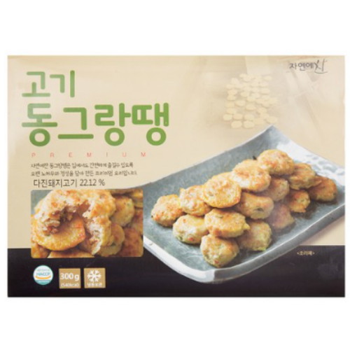 자연에찬 고기 동그랑땡 300g (2개)_이미지
