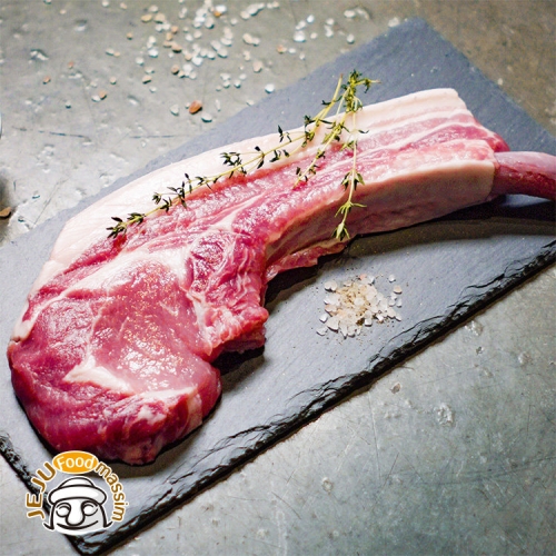 탐라인 제주 흑돼지 뼈삼겹(돈마호크) 600g