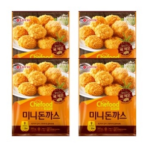 롯데푸드 쉐푸드 미니 돈까스 380g (4개)_이미지