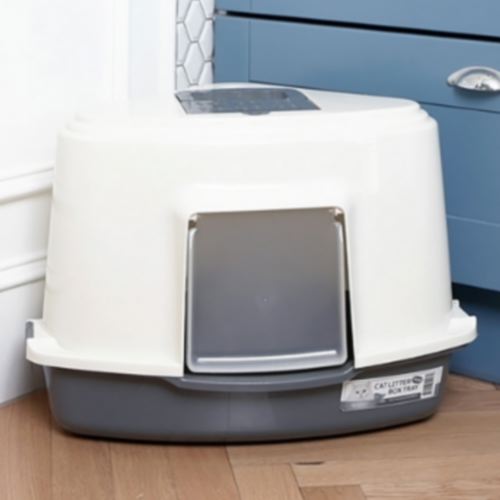 세토리 후드형 고양이 화장실 LB-03 그레이