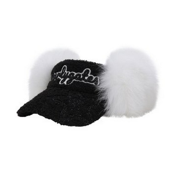 퍼 이어워머 부클 썬바이저 521C4CP672_BK