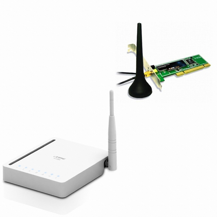 EFM ipTIME G104M 공유기 패키지 (+ G054P PCI 무선랜카드)_이미지