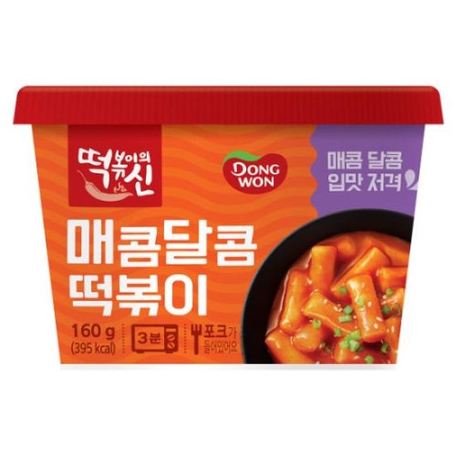 떡볶이의신 매콤달콤 컵떡볶이 160g4개 160g 4개